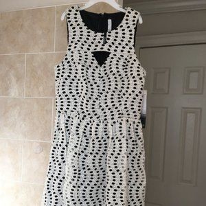 NWT Kensie Eyelet Fit and Flare Dress - XS